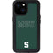 Michigan State University MSU Letters iPhone 15 Waterproof Case